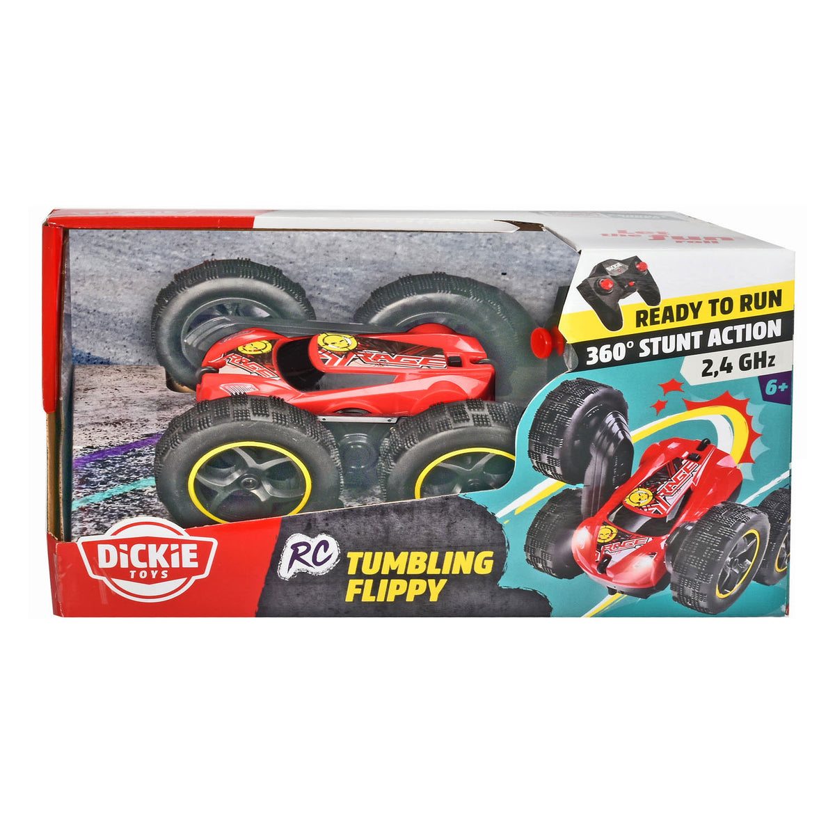 Dickie RC Tumbling Flippy, RTR Studable Car