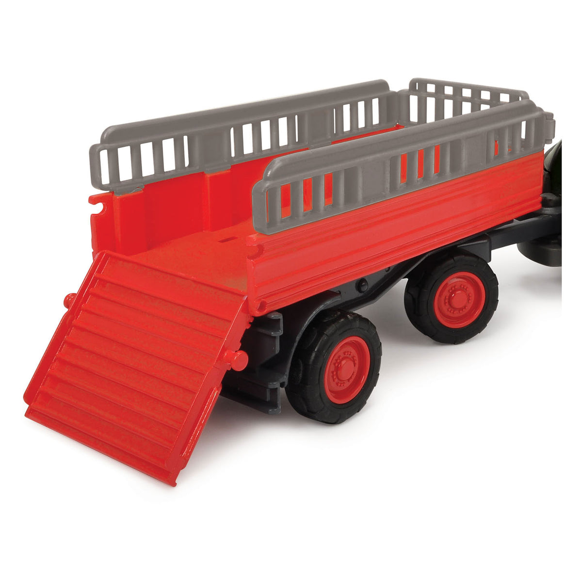 ABC Massey Ferguson z przyczepą i koniem