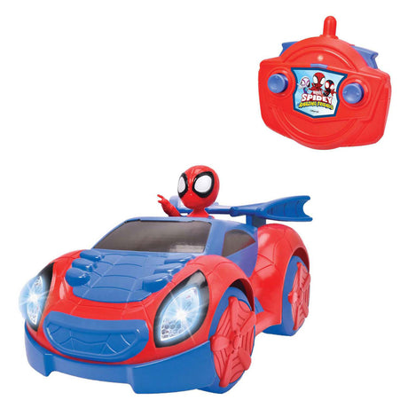 Samochód sterowany przez Dickie Jada RC Spidey Web Racer