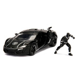 Zabawki Jada Jada odlewana ciśnieniowo Avengers Czarna Pantera z samochodem 1:24