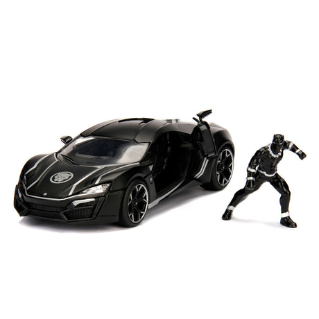 Zabawki Jada Jada odlewana ciśnieniowo Avengers Czarna Pantera z samochodem 1:24