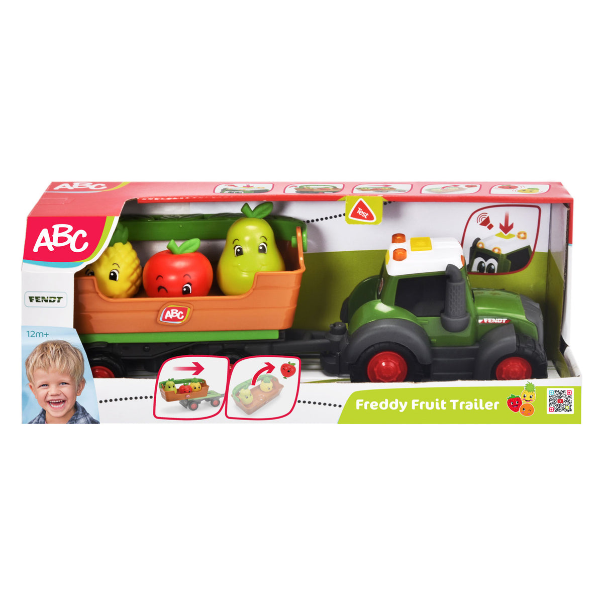 ABC Freddy Fruit Tractor z przyczepą