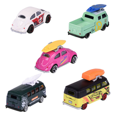 Majorette Volkswagen oryginalne samochody do zabawy, 5 szt.