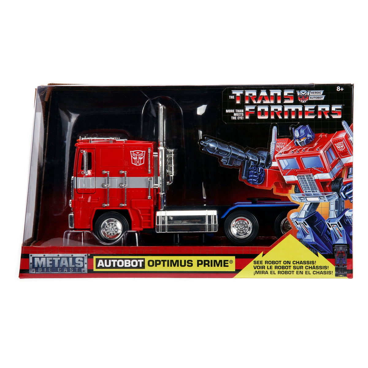 Zabawki Jada jada diecast g1 optimus prime 1:24