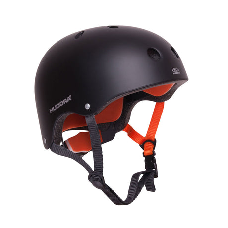 Kask hudora do skateboardingu w kolorze antracytowym, rozmiar 51-55