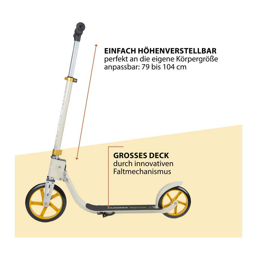 Hudora Big Wheel Krok 215 Skutera - Piasek