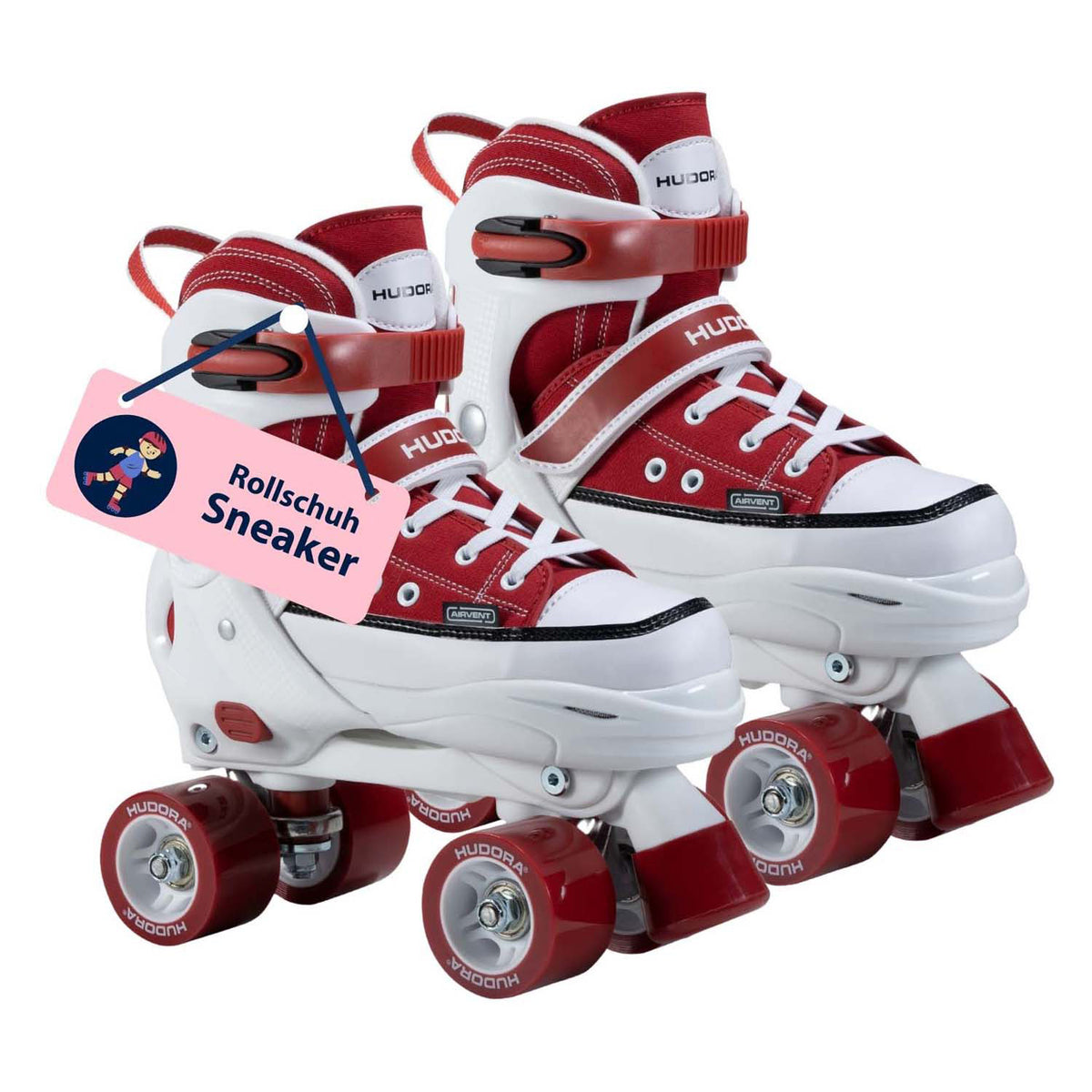 Buty na rolki Hudora bursztynowe, rozmiar 36-39
