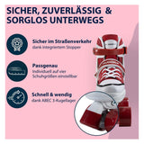 Buty na rolki Hudora bursztynowe, rozmiar 36-39