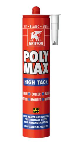 Zestaw montażowy Griffon Polymax o wysokiej przyczepności, 425gr, biały