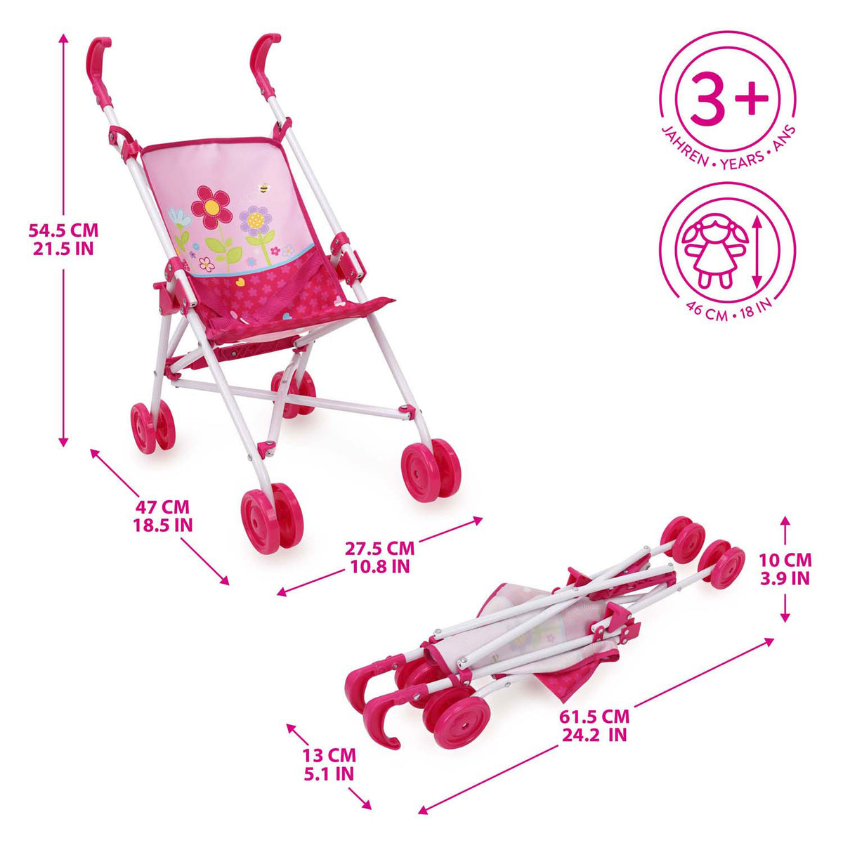 Wózek dla lalek 509 Crew Buggy