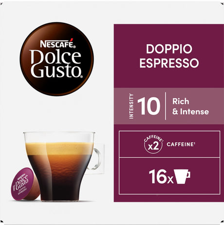 Nescafé dolce gusto kapsułki doppio - 48 filiżanek na 48 filiżanek kawy