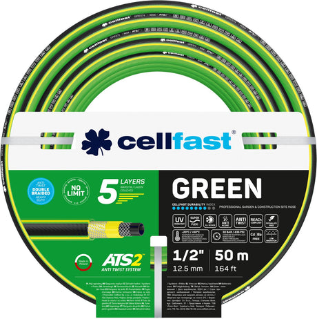 Cellfast - - wąż ogrodowy - zielony ats2™ 1 2 - 50 m (cf15-101)