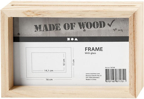 Firma Creativ https: www.cchobby.nl ramka-dwustronna-d-4-cm-wymiary-16x11-cm-1-szt
