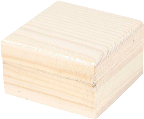 Firma Creativ https: www.cchobby.nl Pudełko na biżuterię-6x6x3-5-cm-1-szt.