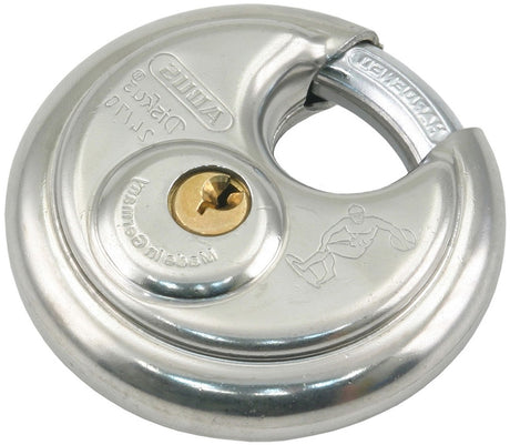 Discus Abus 24 70 Handlot - Silver, Key Closing, 7 cm
