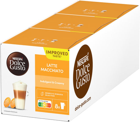 Nescafe dolce gusto nescafe dolce gusto kapsułki latte macchiato - 48 filiżanek na 24 filiżanki kawy