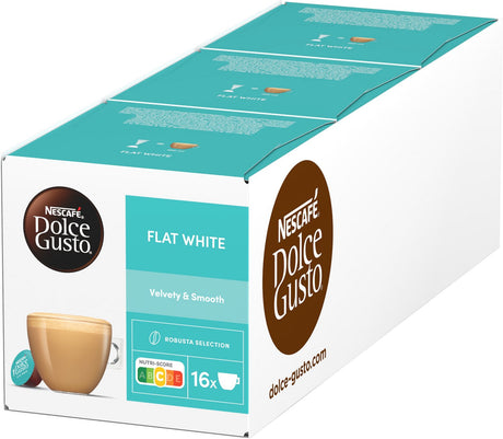 Nescafé dolce gusto kapsułki płaskie białe - 48 filiżanek na 48 filiżanek kawy