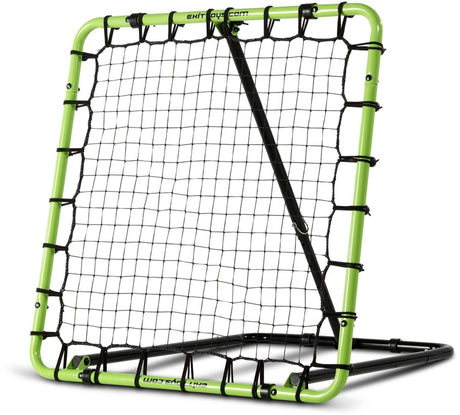 Exit toys exit tempo rebounder voetbal 100x100cm - train alleen, de bal komt terug - 7 standen - ook voor hockey en volleybal - groen zwart