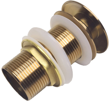 Differnz waskom - ø 40 cm - rvs - goud - rond - modern design - hoogte 11 cm - hygiënisch en eenvoudig schoon te maken - geschikt voor badkamer of toilet - 2 jaar garantie