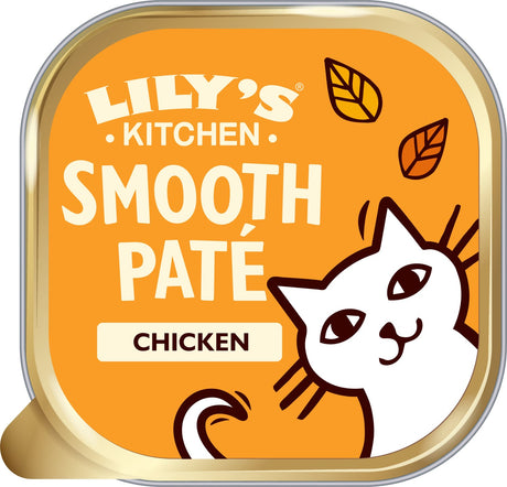 Lily's Kitchen - karma dla kotów - karma mokra - pasztet gładki z kurczakiem - 19 x 85 g