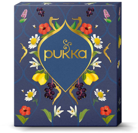 Zestaw upominkowy Pukka Tea Hero Collection - 45 torebek na herbatę - organiczna herbata ziołowa - 9 x 5 torebek - zestaw upominkowy - pudełko na herbatę - pudełko na herbatę