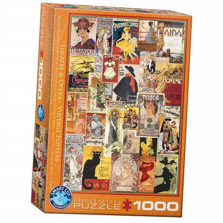 Eurographics - zabytkowe plakaty teatralne i operowe [stare plakaty teatralne i operowe] - 1000 sztuk 48×68cm (szer.×wys.) - układanka
