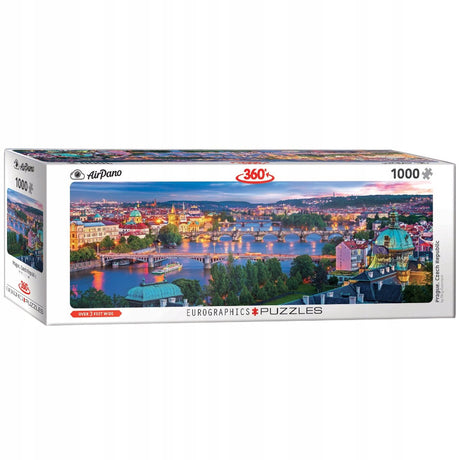 Eurographics panorama pragi czechy puzzle 1000 puzzli