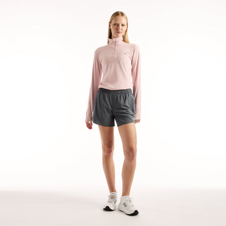 New balance sport essentials space dye 1 4 dames sporttrui - pink chalk l