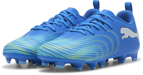 Puma future 9 play fg ag jr unisex sportschoenen - ultra blue- white-luminous blue- black 34