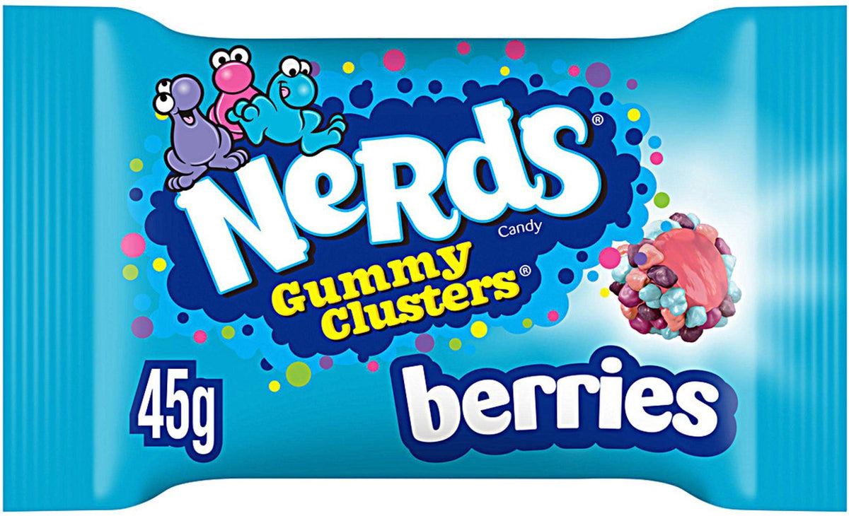 Nerds żelki w gronach jagody 45gr 20x
