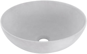 Differnz slim waskom - ø 29 cm - keramiek - betonlook - licht grijs