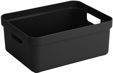 Domowe pudełko do przechowywania Sunware Sigma 24l - 44,5x34,5x18,3 cm - czarne