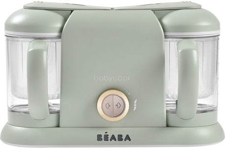 Béaba babycook® duo – Robot kuchenny dla dzieci 4 w 1 – pojemność xxl – gotowanie na parze, miksowanie, rozmrażanie, podgrzewanie – 2200 ml – mglista zieleń