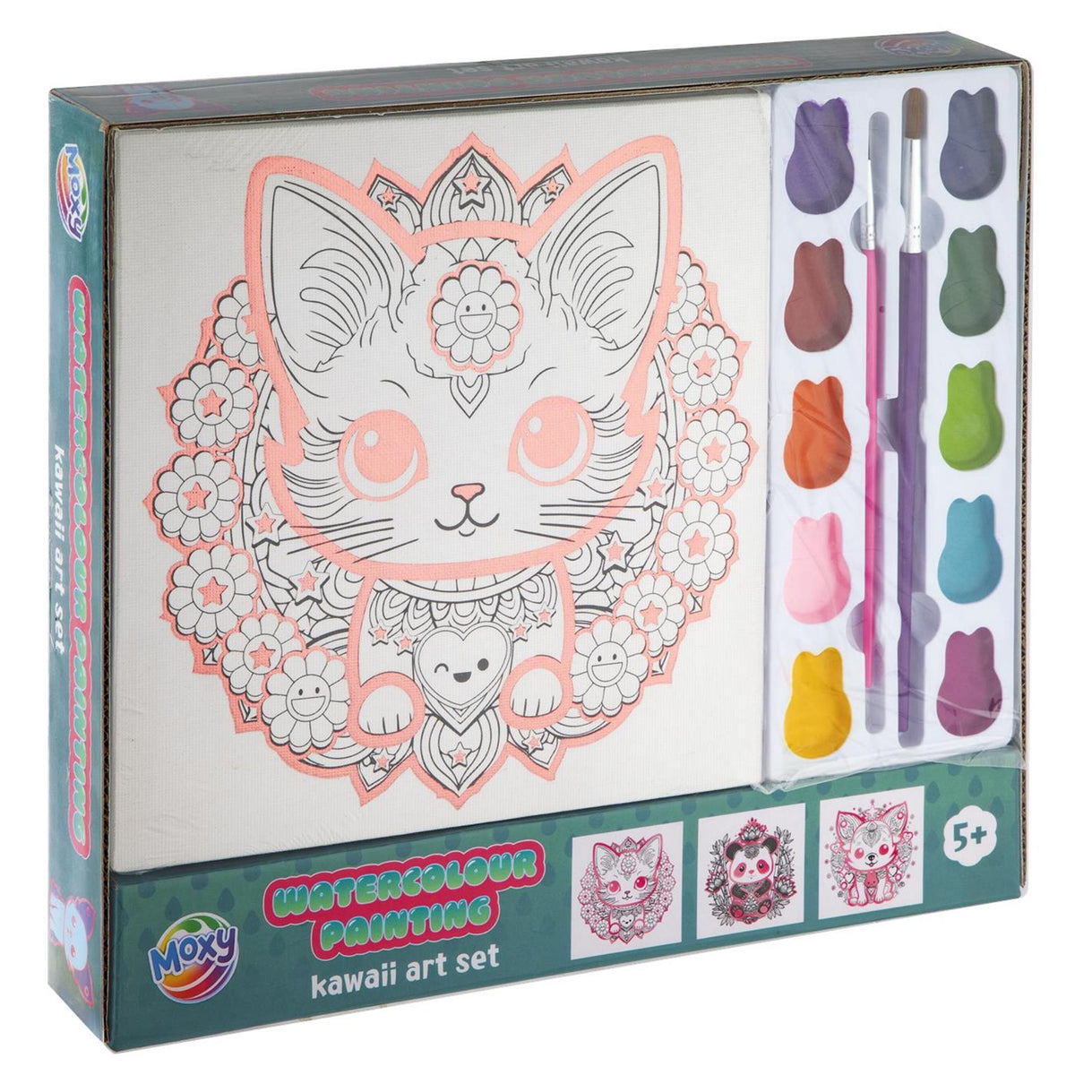 Zestaw akwareli Moxy do malowania kawaii