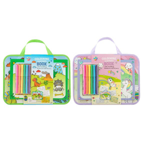 Moxy reistray incl. kleur- activiteitenboek - eenhoorn