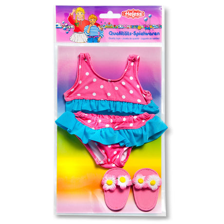Heless bikini dla lalki z kapciami, 35-45 cm