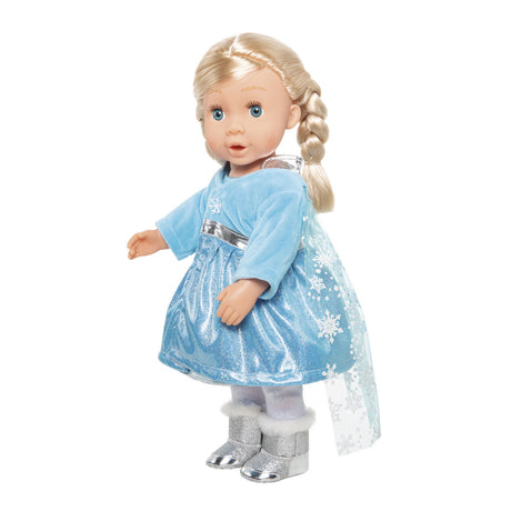 Sukienka dla lalki Heless Ice Princess z peleryną, 28-35 cm