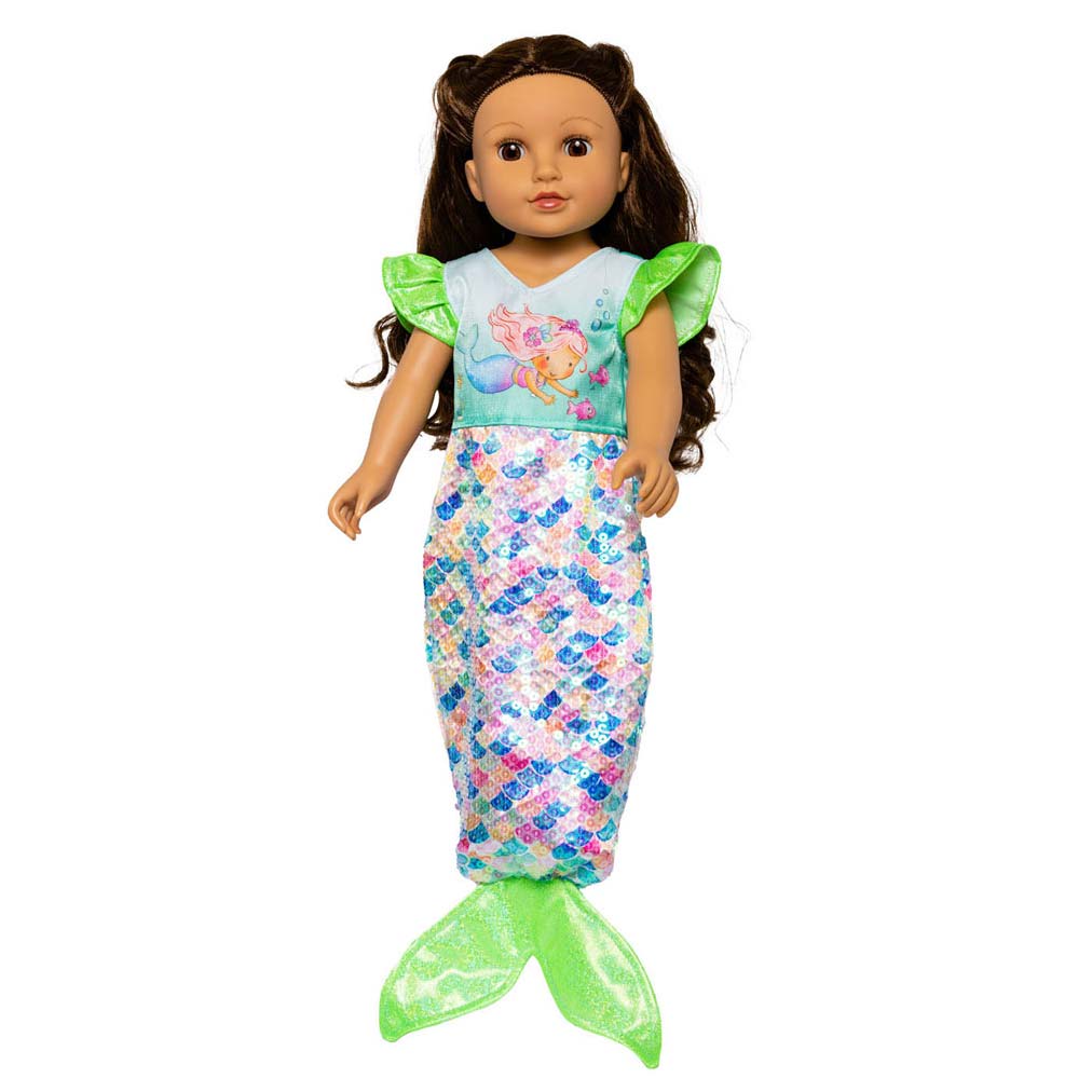 Dolls Mermaid Dress Yara, 35-45 cm
