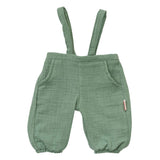 Ogrodniczki dla lalek Heless zielone, 28-35 cm (pasują do lalki Paolo Reina Gordi)