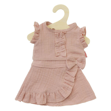 Kopertowa spódnica Heless z górą w kolorze starego różu 28 - 35 cm