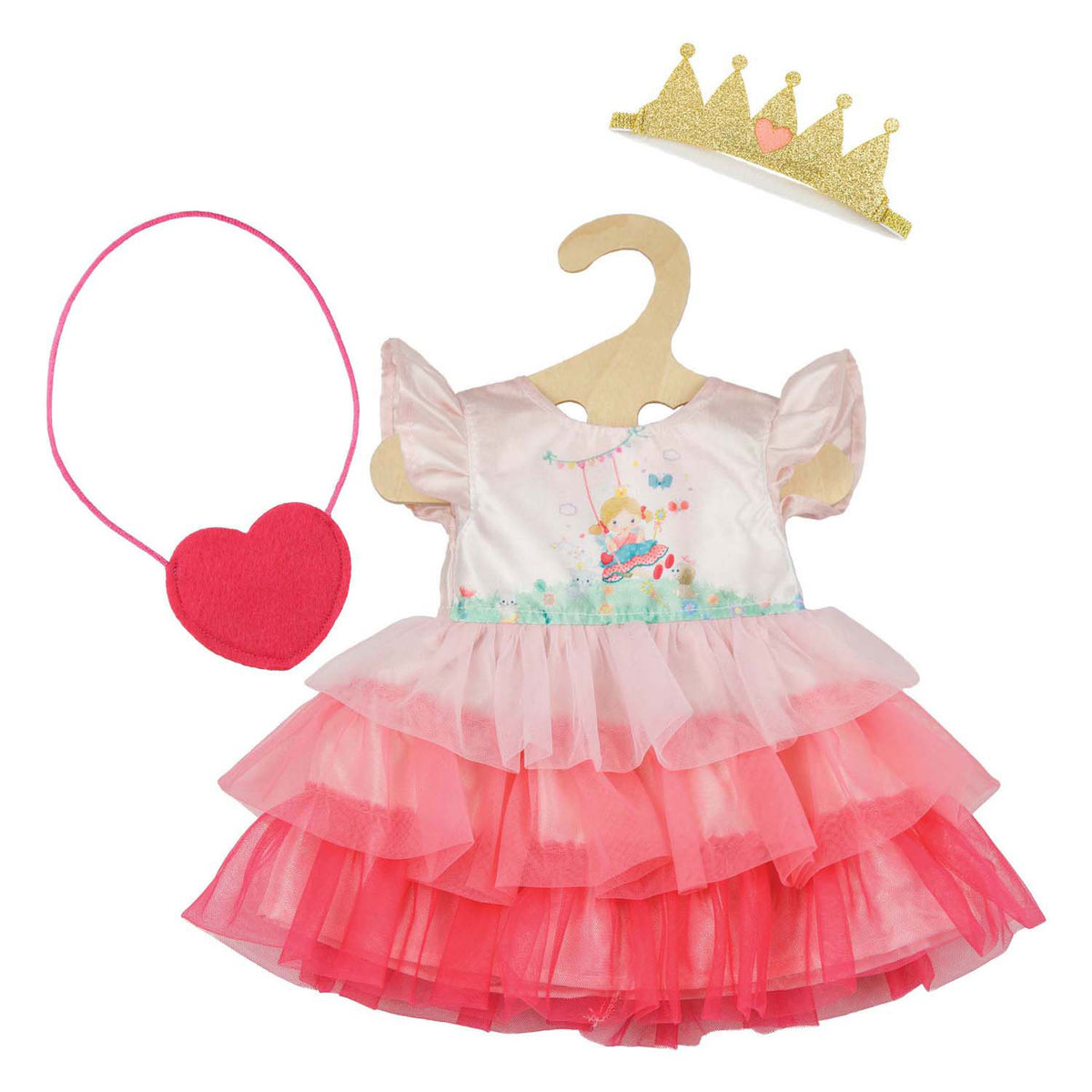 Sukienka dla lalek Heless Princess Emily, 28-35 cm