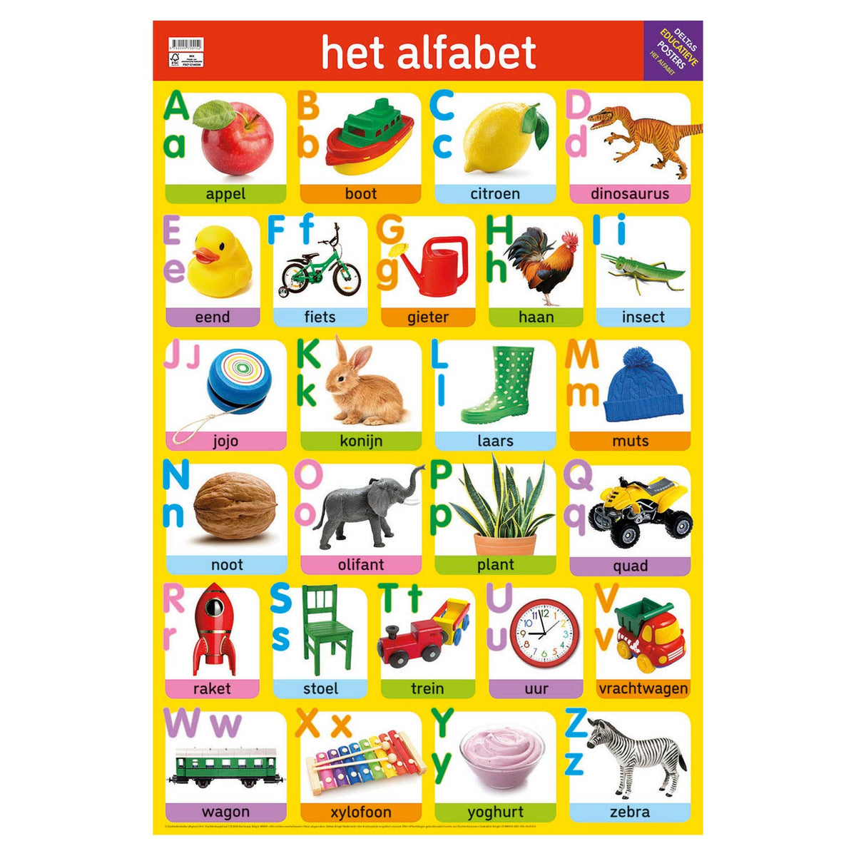 Deltas Educational Plakat - Alphabet