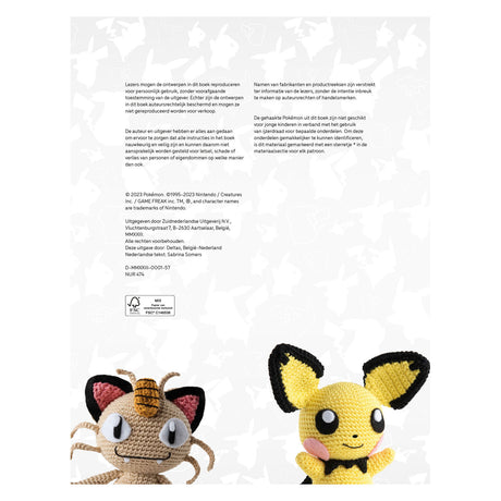 Pokémon Deltas - szydełkowa książeczka hobbystyczna