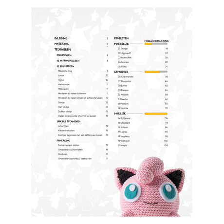 Pokémon Deltas - szydełkowa książeczka hobbystyczna