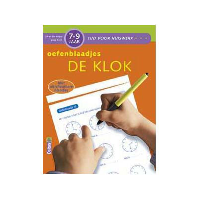 Czas delty na pracę domową - arkusze ćwiczeń zegara (7-9 lat)