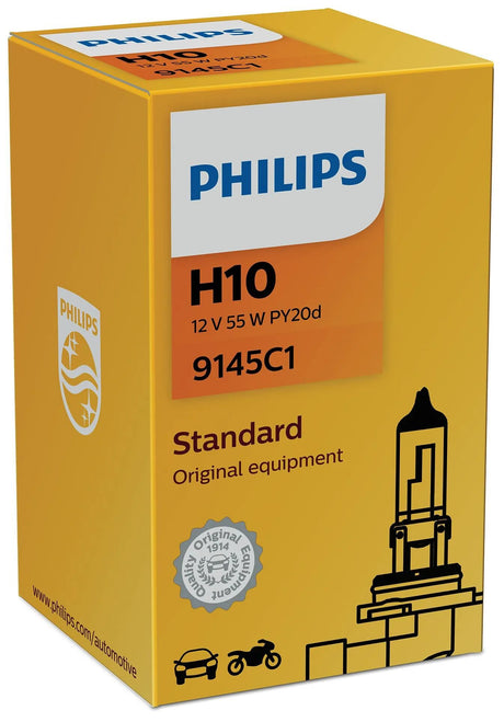 Standardowa lampa samochodowa Philips hauptlampe h10 12v 45w