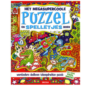 Książka super fajna puzzle i gier