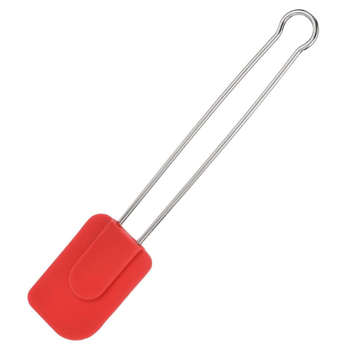 Łopatka do gotowania i ciasta Westmark z silikonową główką, długość: ok. 28,5 cm, duży, silikon, stal nierdzewna, silikon, czerwono-srebrny, 15462270