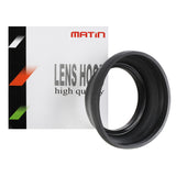Matowa gumowa osłona obiektywu 62 mm m-6236
