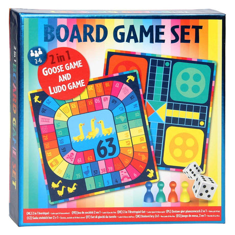 Wygrywa sztukę Holland Child Ludo Ganzenbord 2in1